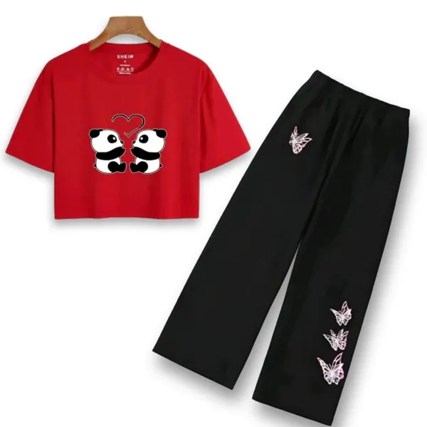 Red_Printed_Crop_Top_And_Wide_Leg_Pants_Set_for_girl