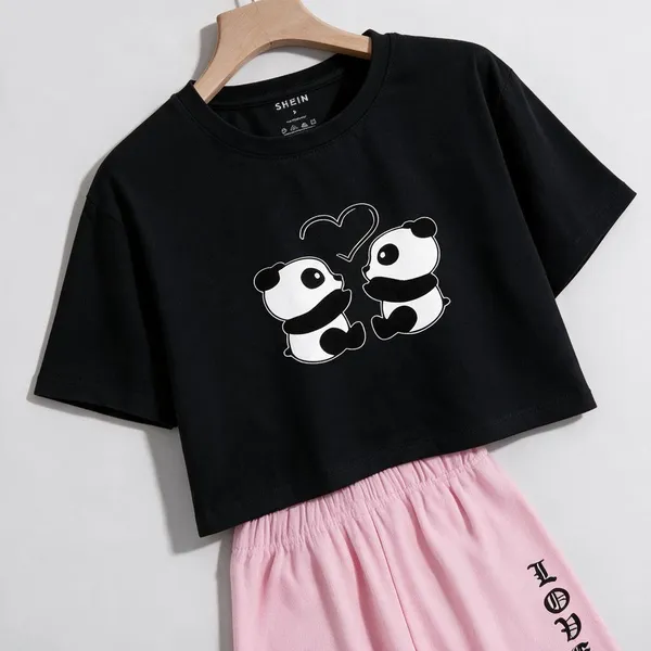 Black_Cotton_Relaxed_Fit_Panda_Graphic_Crop_Top_Pink_Wide_Leg_Pants_Set_For_Girls
