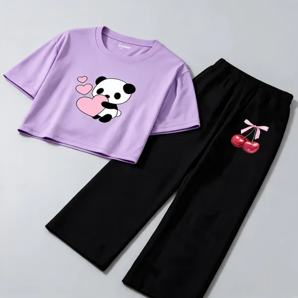 Purple_Cotton_Relaxed_Fit_Printed_Crop_Top_And_Pants_Co_Ord_Set_For_Girls