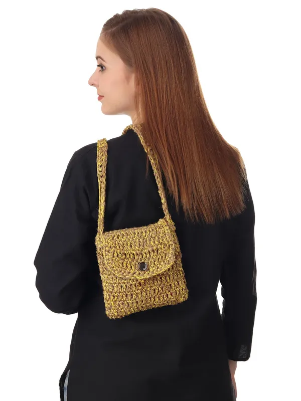Jute_Yellow_Crochet_Sling_Bag_Default_Title