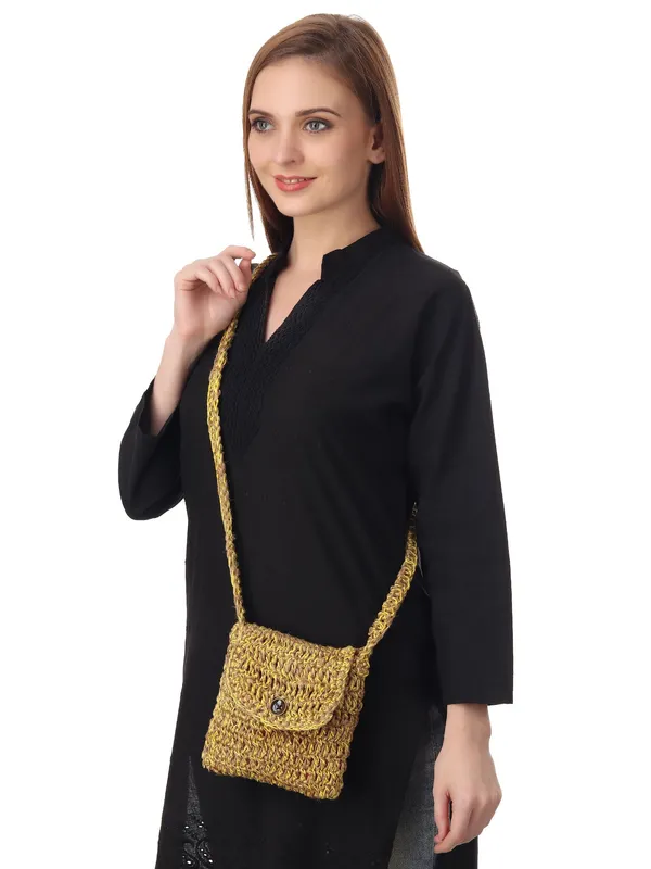 Jute_Yellow_Crochet_Sling_Bag_Default_Title