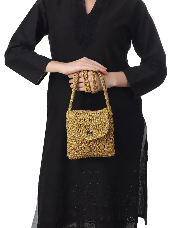 Jute_Yellow_Crochet_Sling_Bag_Default_Title