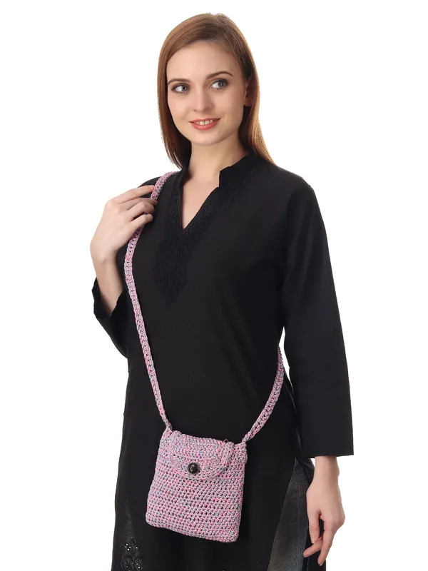 Fluoro_Blue_Crochet_Sling_Bag_Default_Title