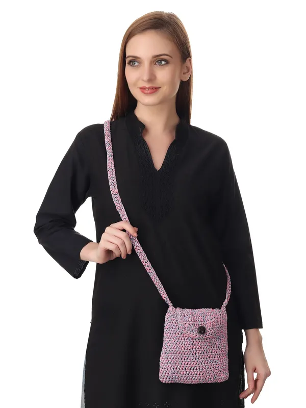 Fluoro_Blue_Crochet_Sling_Bag_Default_Title