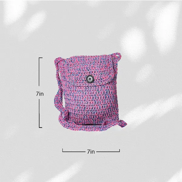 Fluoro_Blue_Crochet_Sling_Bag_Default_Title