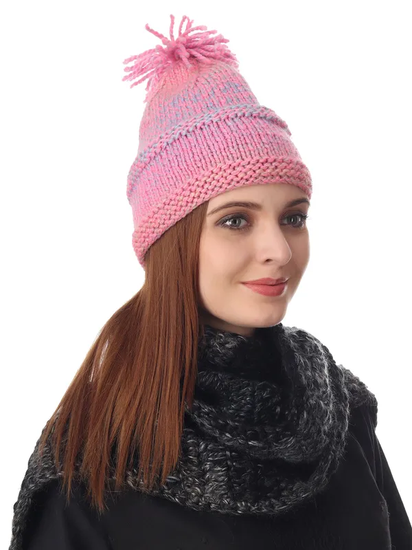 Blush_Crochet_Beanie_Default_Title