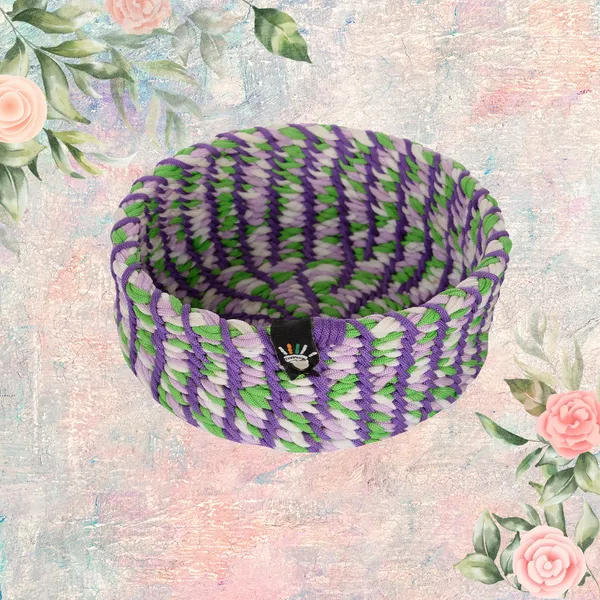 Lavender_Yarn_Braided_Basket_Default_Title