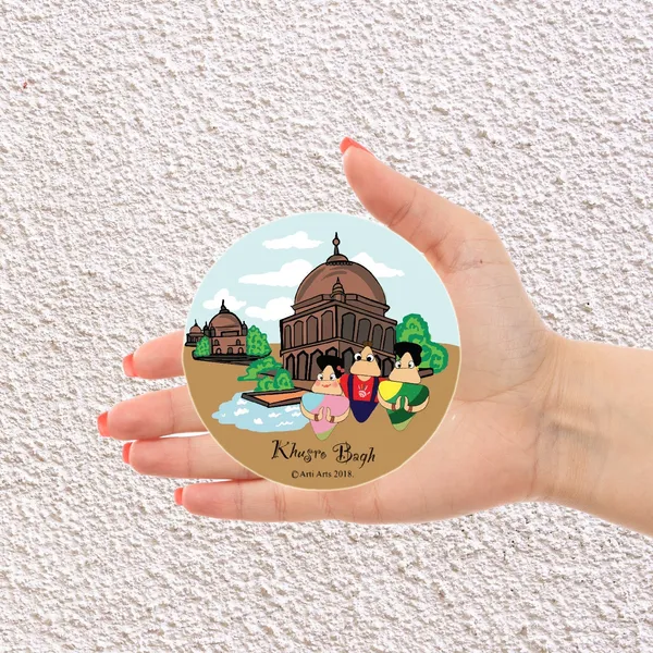 Kumbh_Mela_Khusro_Bagh_Fridge_Magnet_3_Inch_Default_Title