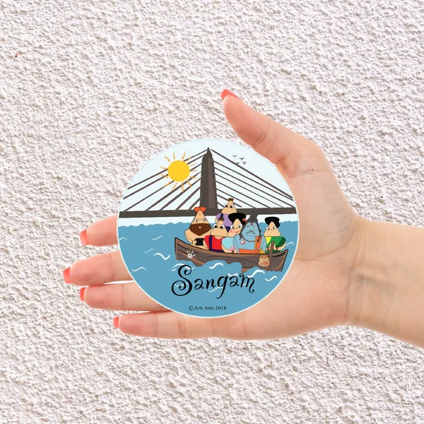 Kumbh_Mela_Sangam_Fridge_Magnet_3_Inch_Default_Title