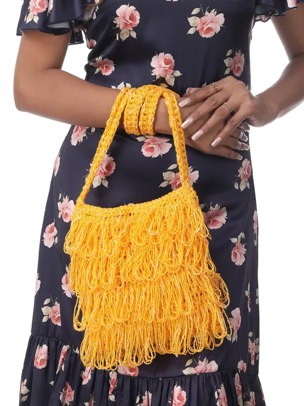 Golden_Frilled_Crochet_Satchel_Default_Title