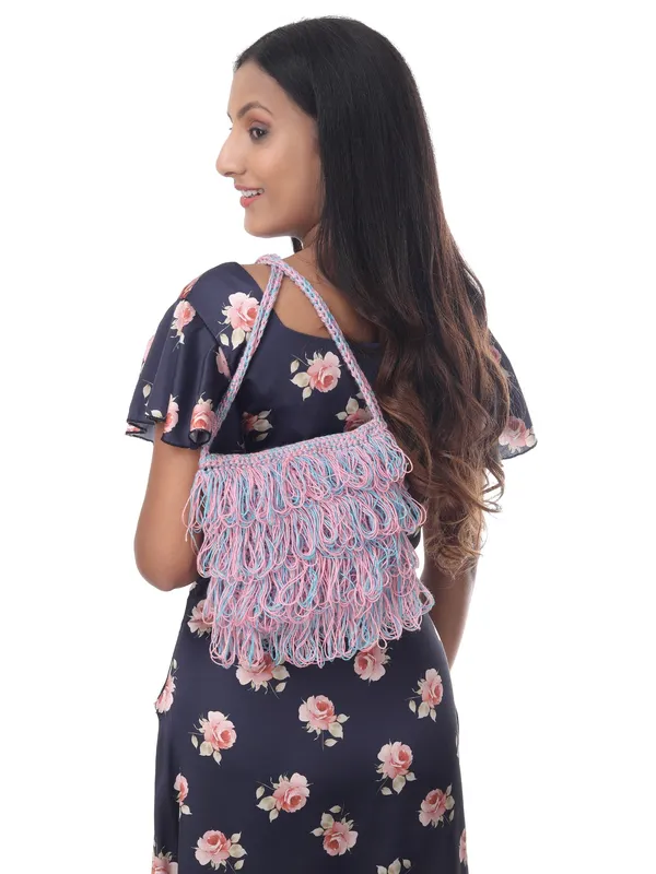Chic_Pink_Blue_Frilled_Crochet_Satchel_Default_Title