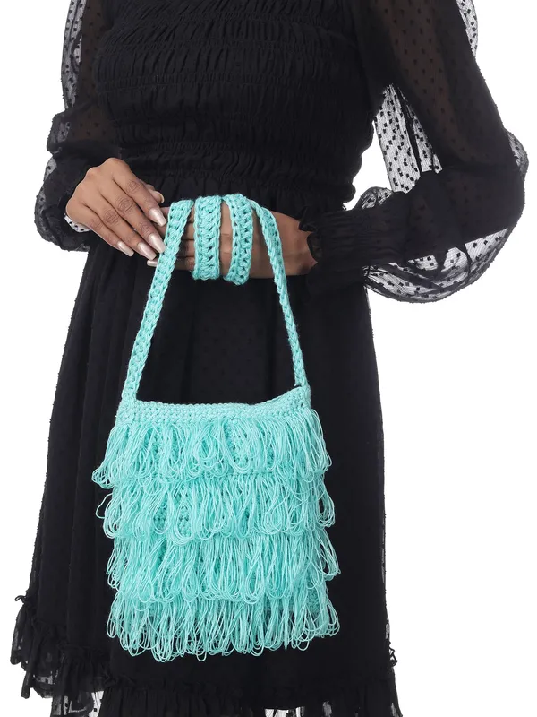 Seagreen_Frilled_Crochet_Satchel_Default_Title