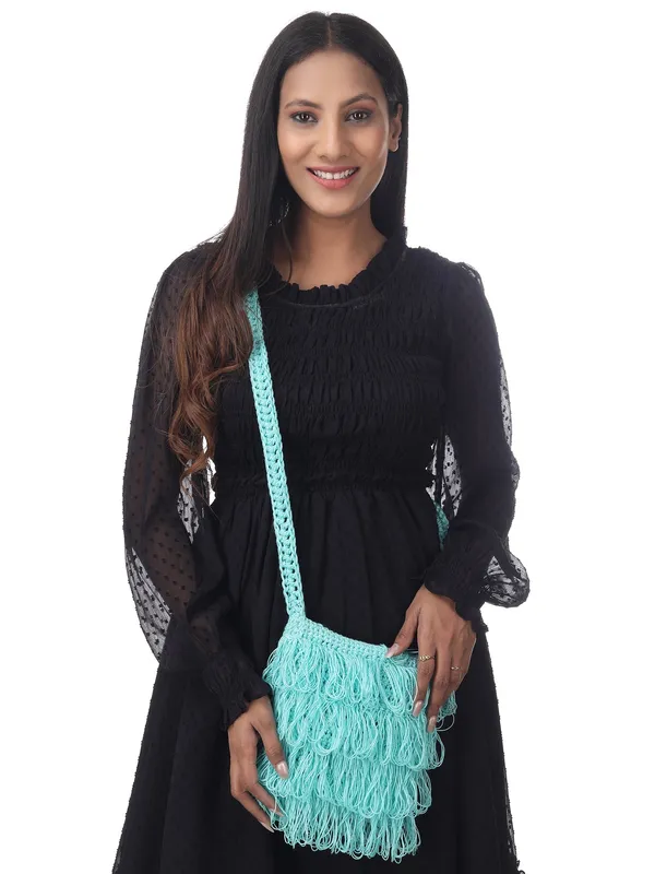Seagreen_Frilled_Crochet_Satchel_Default_Title