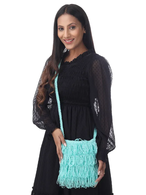 Seagreen_Frilled_Crochet_Satchel_Default_Title