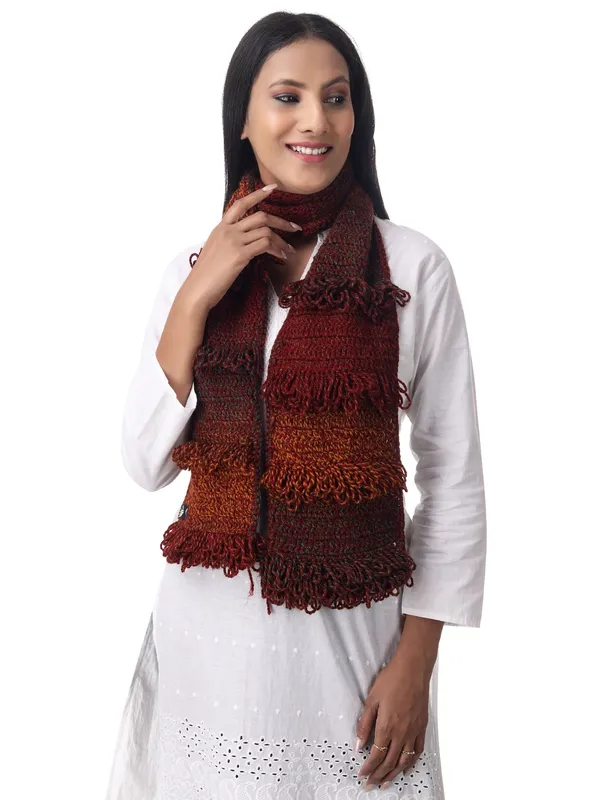Cozy_Mahogany_Crochet_Frilled_Scarf_Default_Title