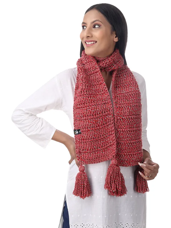 Minimalist_Red_Crochet_Scarf_Default_Title