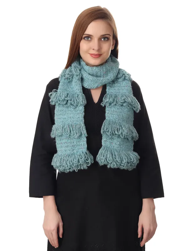 Azure_Acro_Wool_Crochet_Frilled_Scarf_For_Men/Women