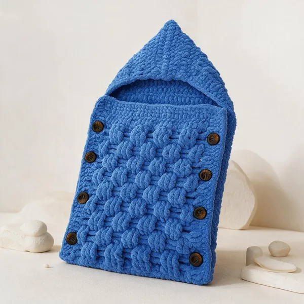 Blue_Velvet_Handcrafted_Baby_Slumber_Bag