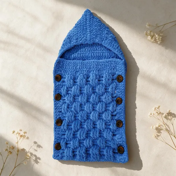 Blue_Velvet_Handcrafted_Baby_Slumber_Bag