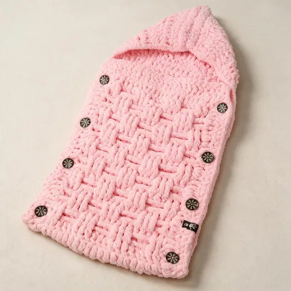 Pink_Velvet_Baby_Slumber_Bag_For_Baby