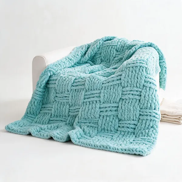 Aqua_Cotton_Quilted_Baby_Blanket