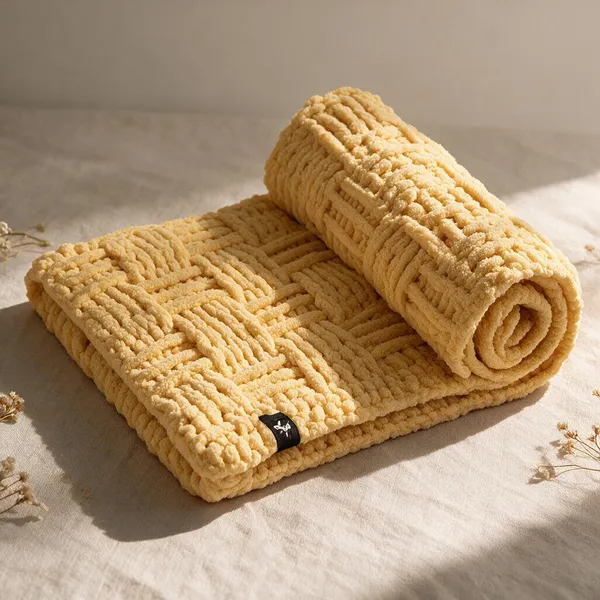 Yellow_Cotton_Quilted_Baby_Blanket