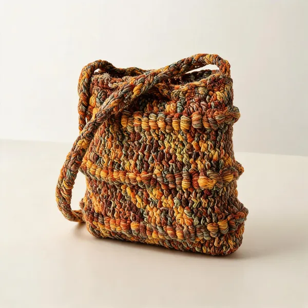 Bronze_Multi_Crochet_Crossbody_Bag_For_Women