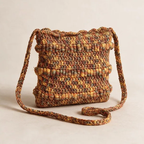 Bronze_Multi_Crochet_Crossbody_Bag_For_Women