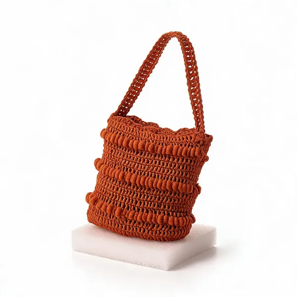 Bronze_Crochet_Crossbody_Bag_For_Women