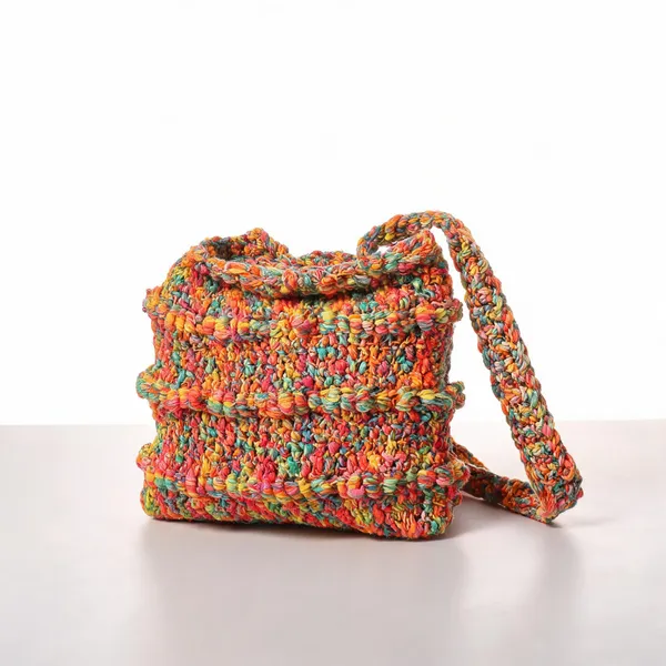 Coral_Multi_Crochet_Crossbody_Bag_For_Women
