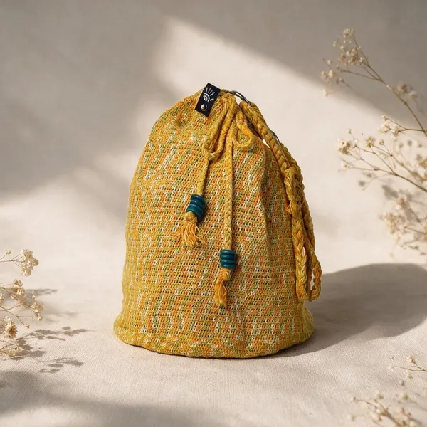 Mustard_Tassel_Drawstring_Potli_Bag_For_Women