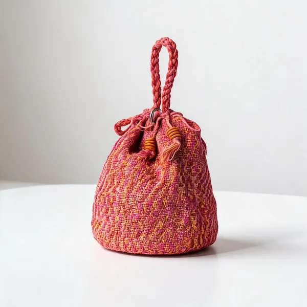 Pink_Handcrafted_Tassel_Drawstring_Potli_Bag_For_Women