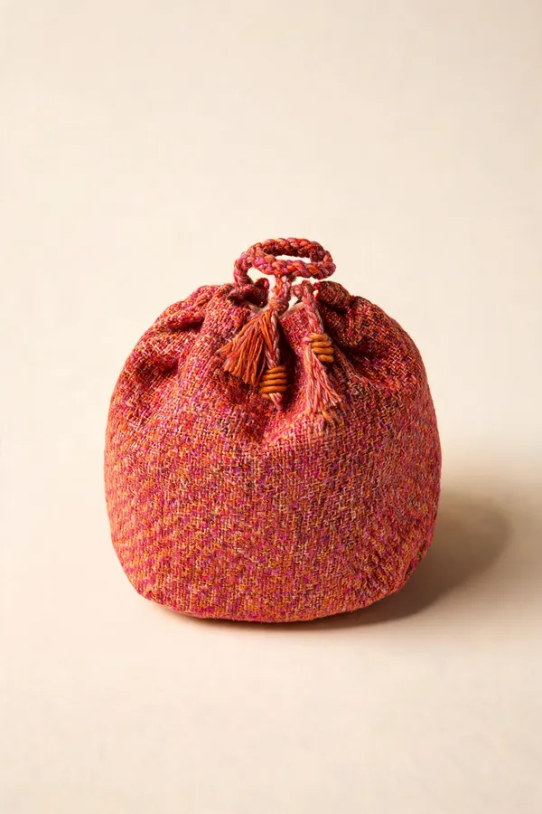 Pink_Handcrafted_Tassel_Drawstring_Potli_Bag_For_Women