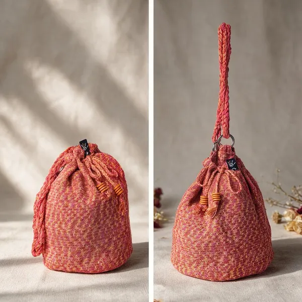 Pink_Handcrafted_Tassel_Drawstring_Potli_Bag_For_Women
