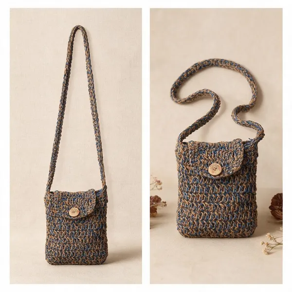 Blue_Jute_Crochet_Sling_Bag_For_Women