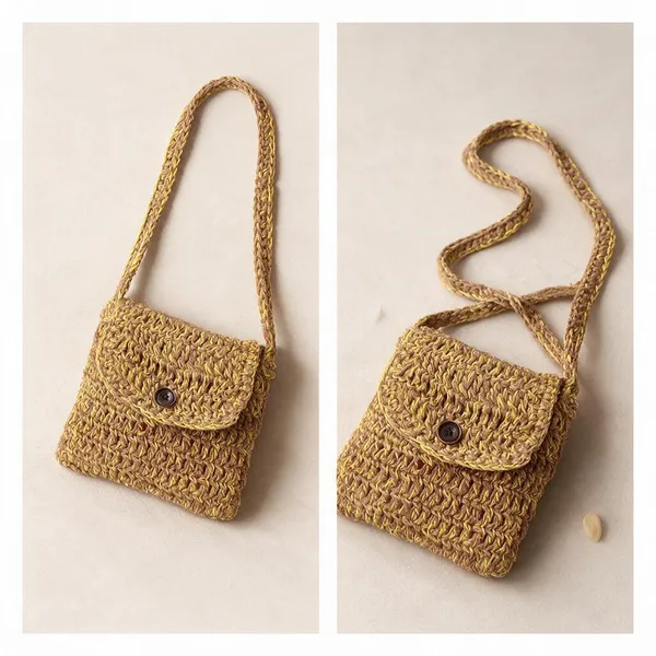 Yellow_Jute_Crochet_Sling_Bag_For_Women