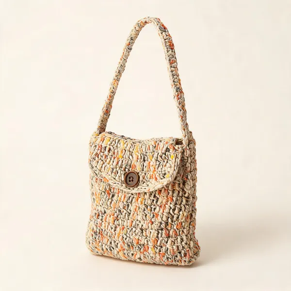 Beige_Multicolour_Crochet_Sling_Bag_For_Women