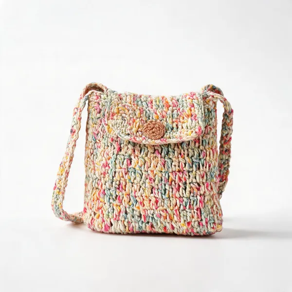 White_Multi_Crochet_Sling_Bag_For_Women
