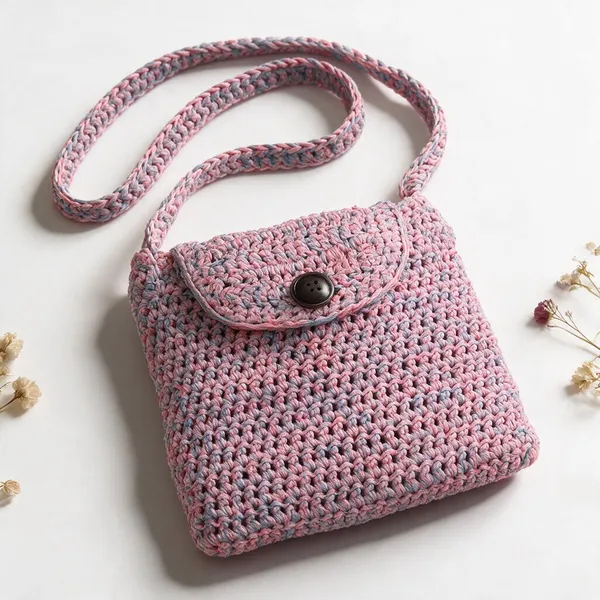 Fluoro_Blue_Crochet_Sling_Bag_For_Women