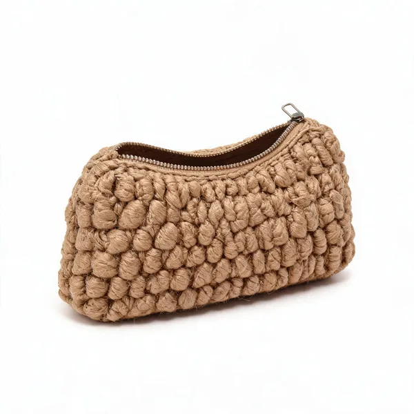 Beige_Jute_Handcrafted_All_Purpose_Pouch_For_Men/Women