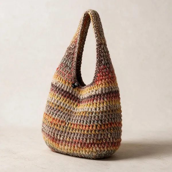 Beige_Acrylic_Wool_Crochet_Beach_Tote_For_Unisex
