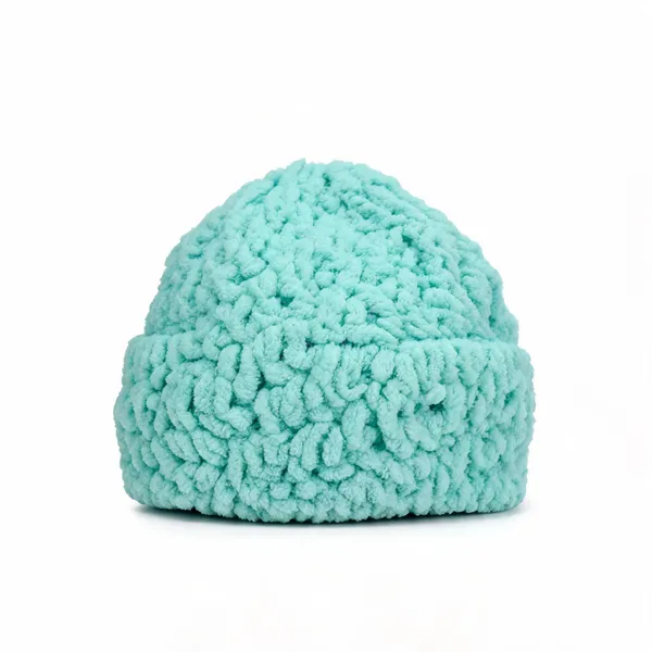 Aqua_Wool_Crochet_Beanie_For_Unisex