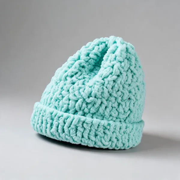 Aqua_Wool_Crochet_Beanie_For_Unisex