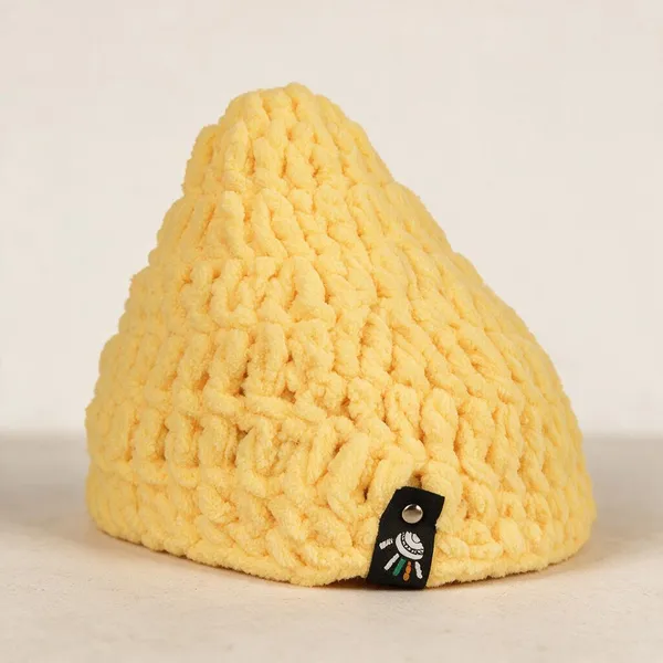 Canary_Wool_Crochet_Beanie_For_Unisex