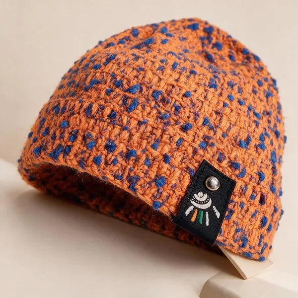 Citrus_Wool_Crochet_Cap_For_Unisex