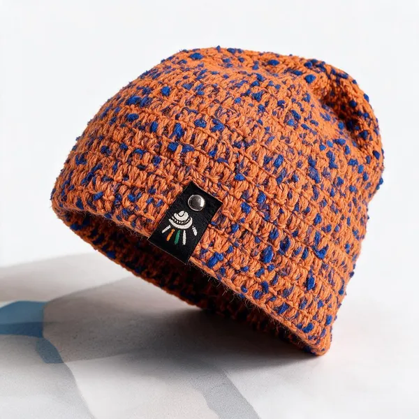 Citrus_Wool_Crochet_Cap_For_Unisex