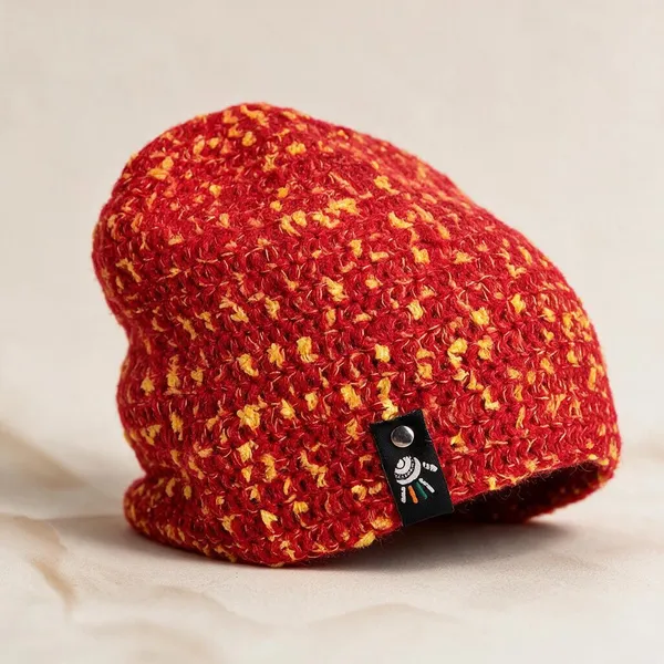 Cherry_Multicolor_Wool_Handcrafted_Beanie_For_Men_Women