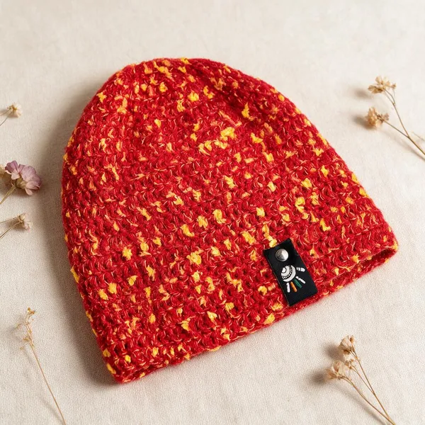Cherry_Multicolor_Wool_Handcrafted_Beanie_For_Men_Women