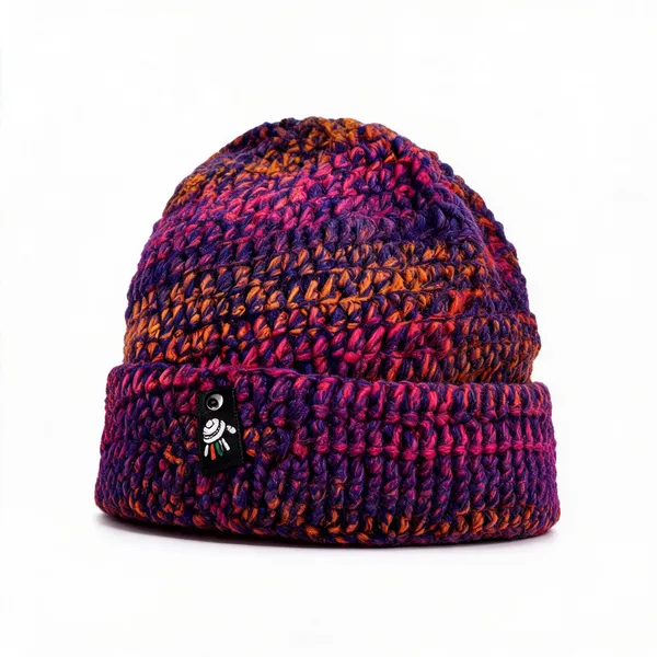 Multicolor_Wool_Handcrafted_Beanie_For_Men_Women