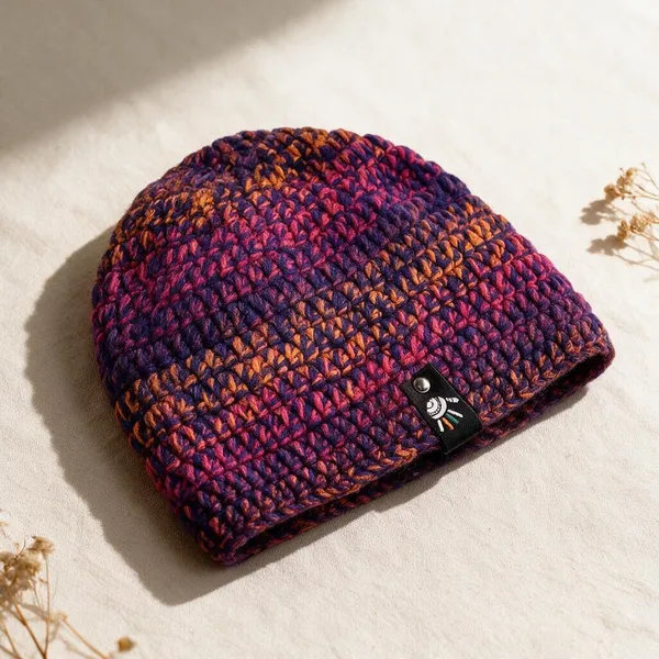 Multicolor_Wool_Handcrafted_Beanie_For_Men_Women